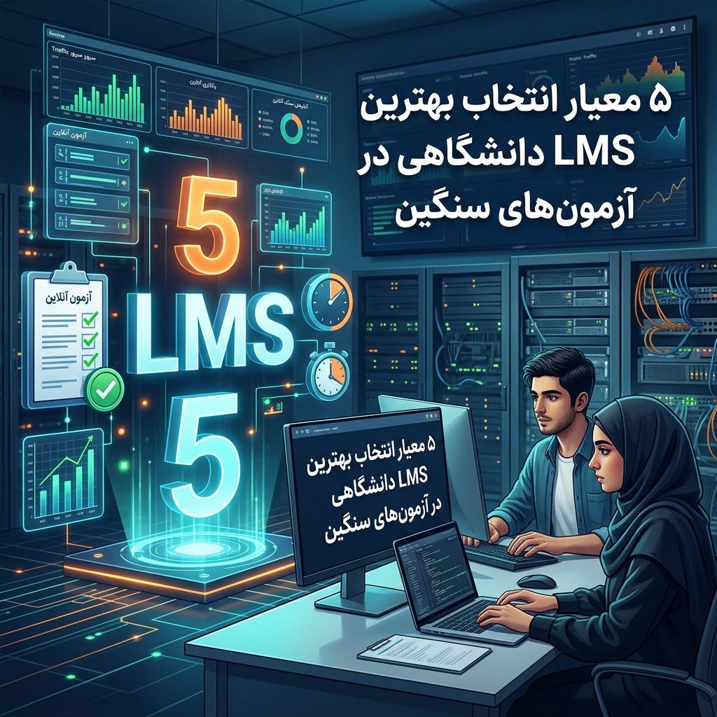 ۵ معیار انتخاب بهترین LMS دانشگاهی در آزمون‌های سنگین